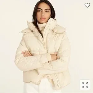 J crew down coat women's deals